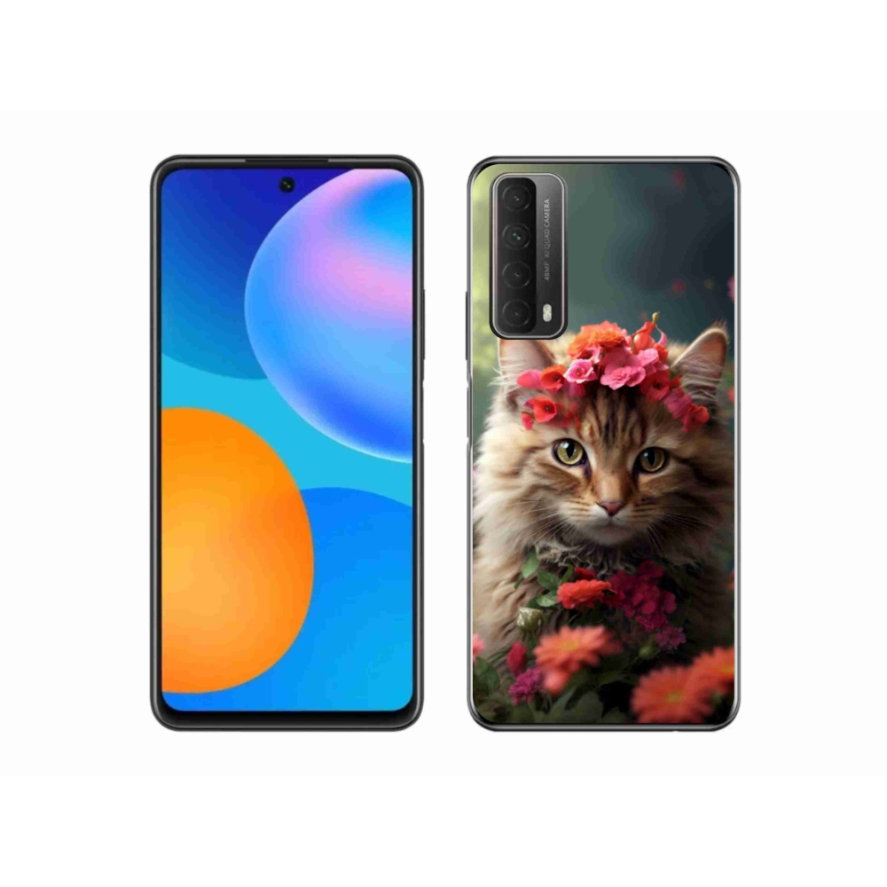 Gelový kryt mmCase na Huawei P Smart (2021) - kočíčí princezna