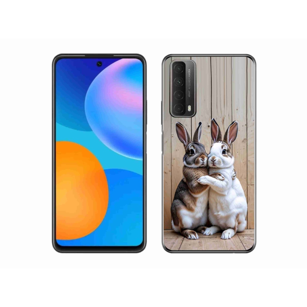 Gelový kryt mmCase na Huawei P Smart (2021) - králičí pár