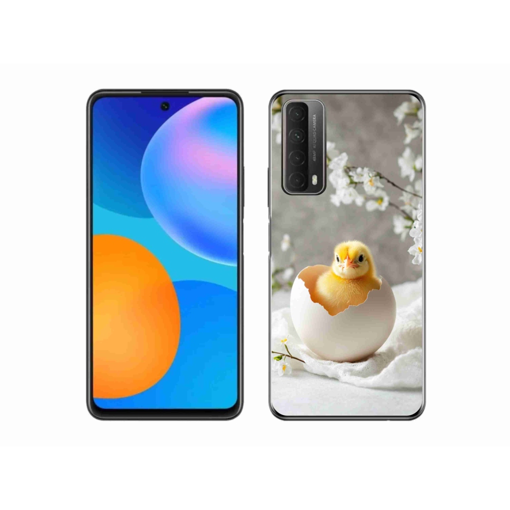 Gelový kryt mmCase na Huawei P Smart (2021) - kuřátko