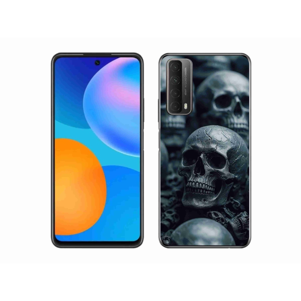 Gelový kryt mmCase na Huawei P Smart (2021) - lebka 2