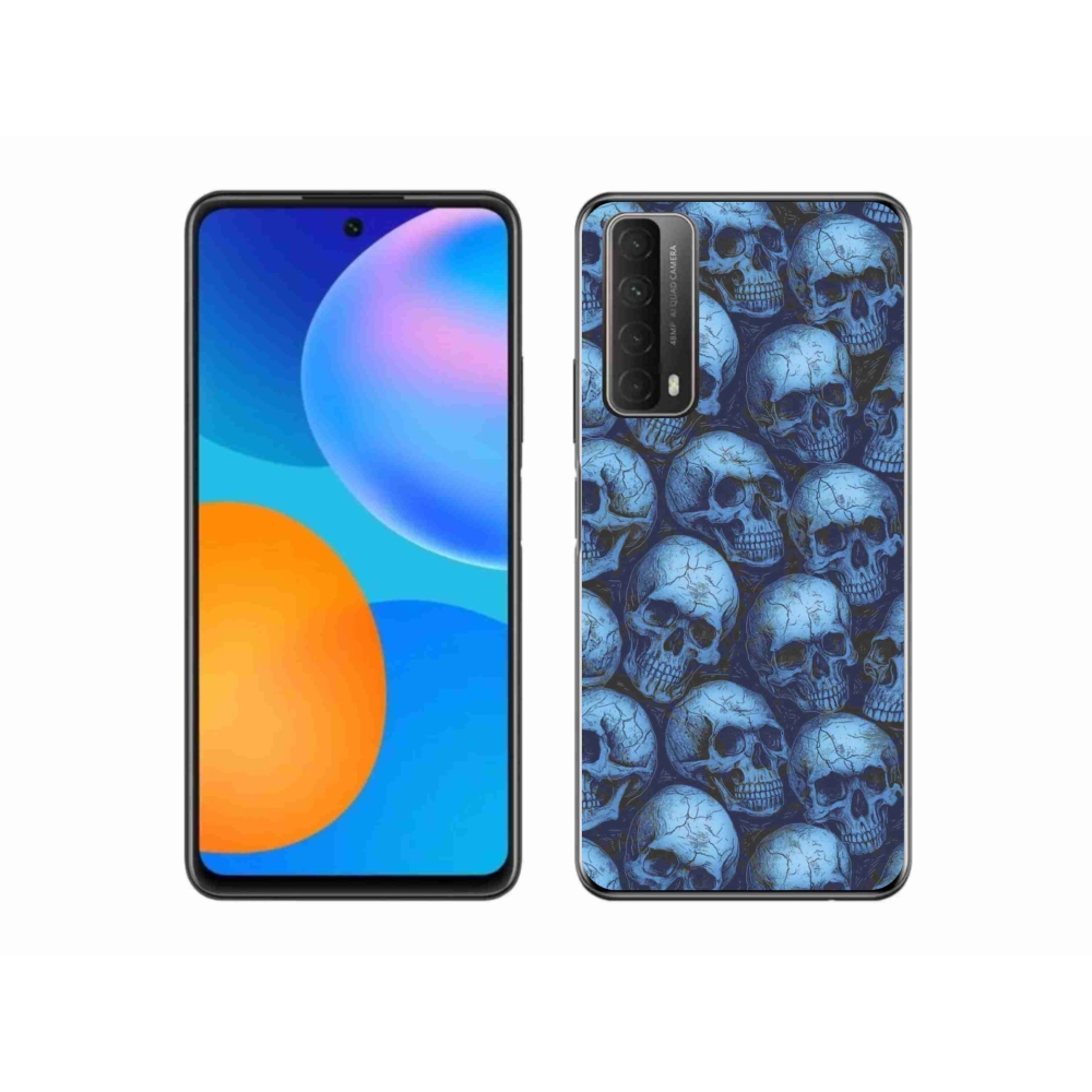 Gelový kryt mmCase na Huawei P Smart (2021) - lebky