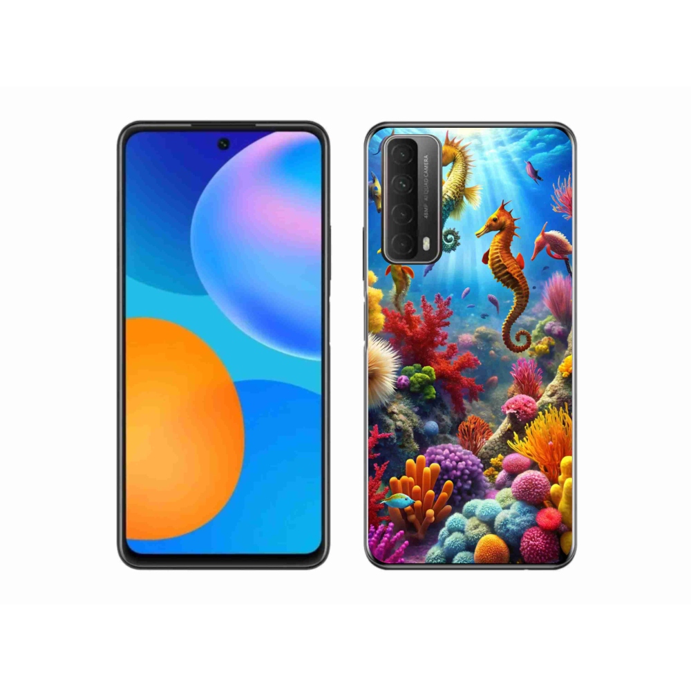 Gelový kryt mmCase na Huawei P Smart (2021) - mořský svět 3