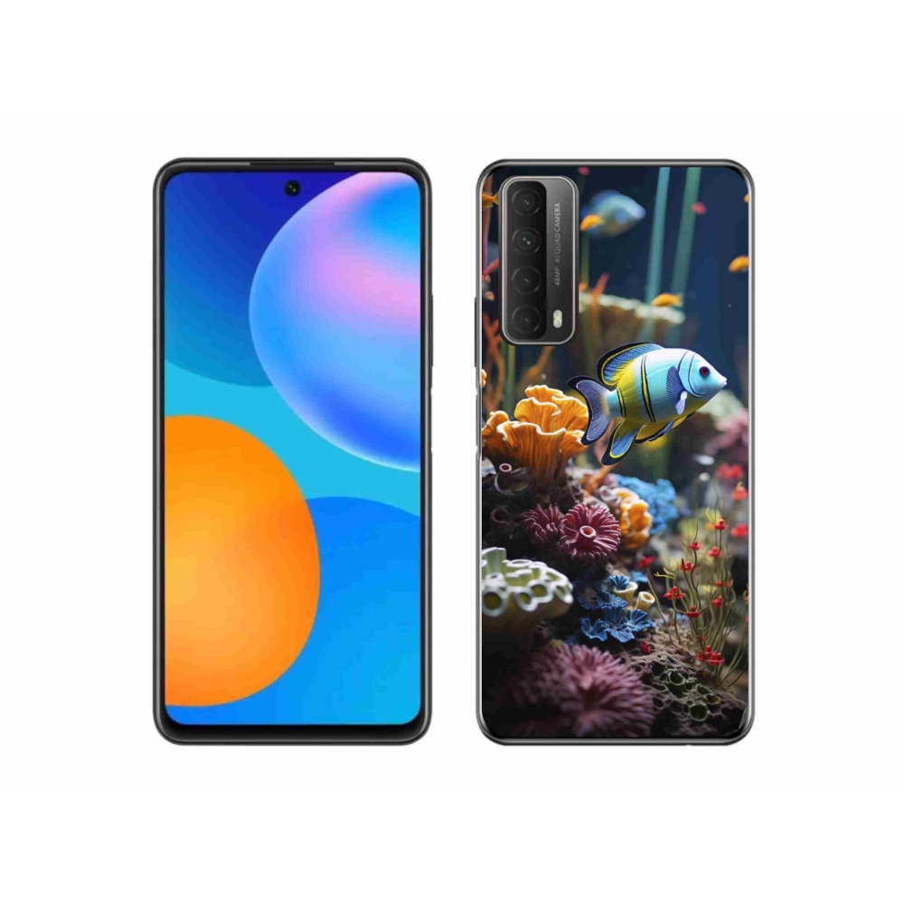 Gelový kryt mmCase na Huawei P Smart (2021) - mořský svět 5