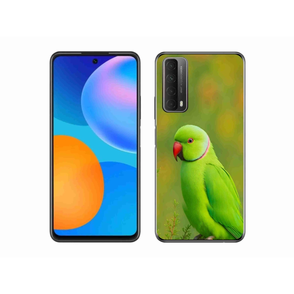 Gelový kryt mmCase na Huawei P Smart (2021) - papoušek alexandr 2