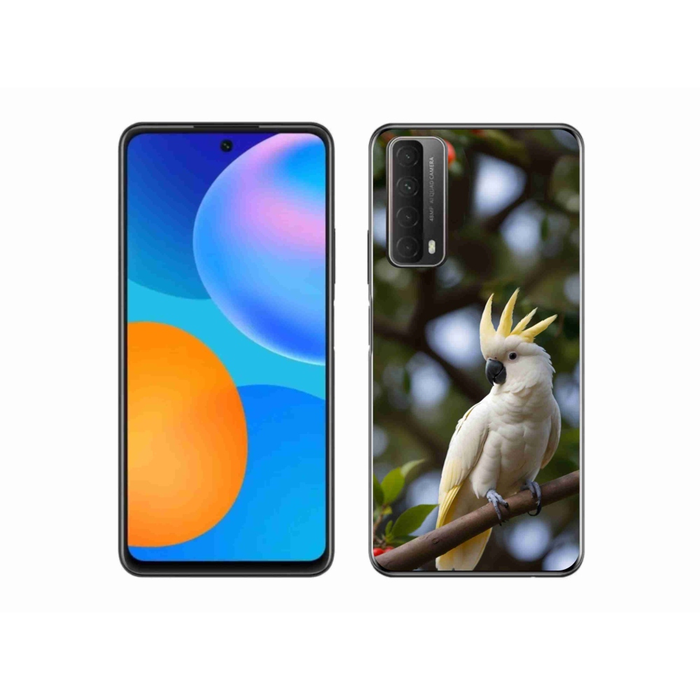 Gelový kryt mmCase na Huawei P Smart (2021) - papoušek kakadu 3