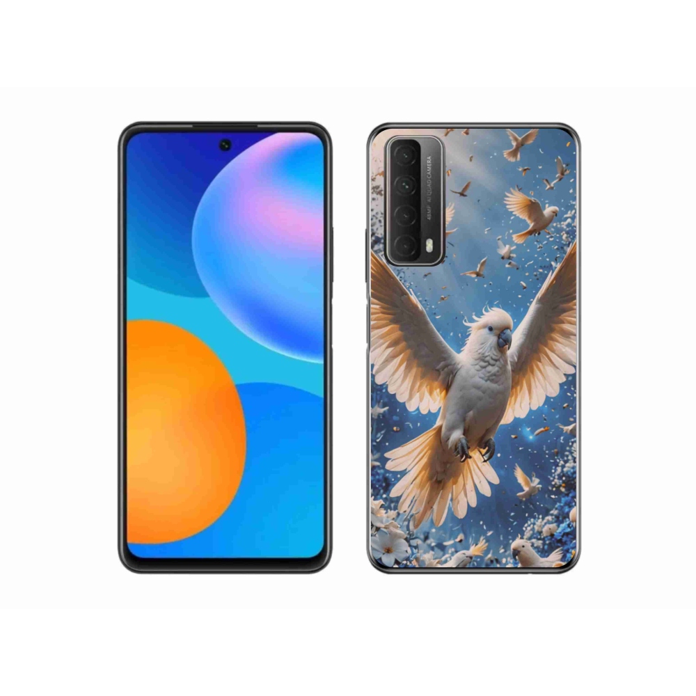 Gelový kryt mmCase na Huawei P Smart (2021) - papoušek kakadu