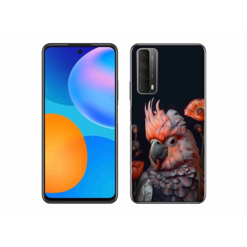 Gelový kryt mmCase na Huawei P Smart (2021) - papoušek kakadu v barvách