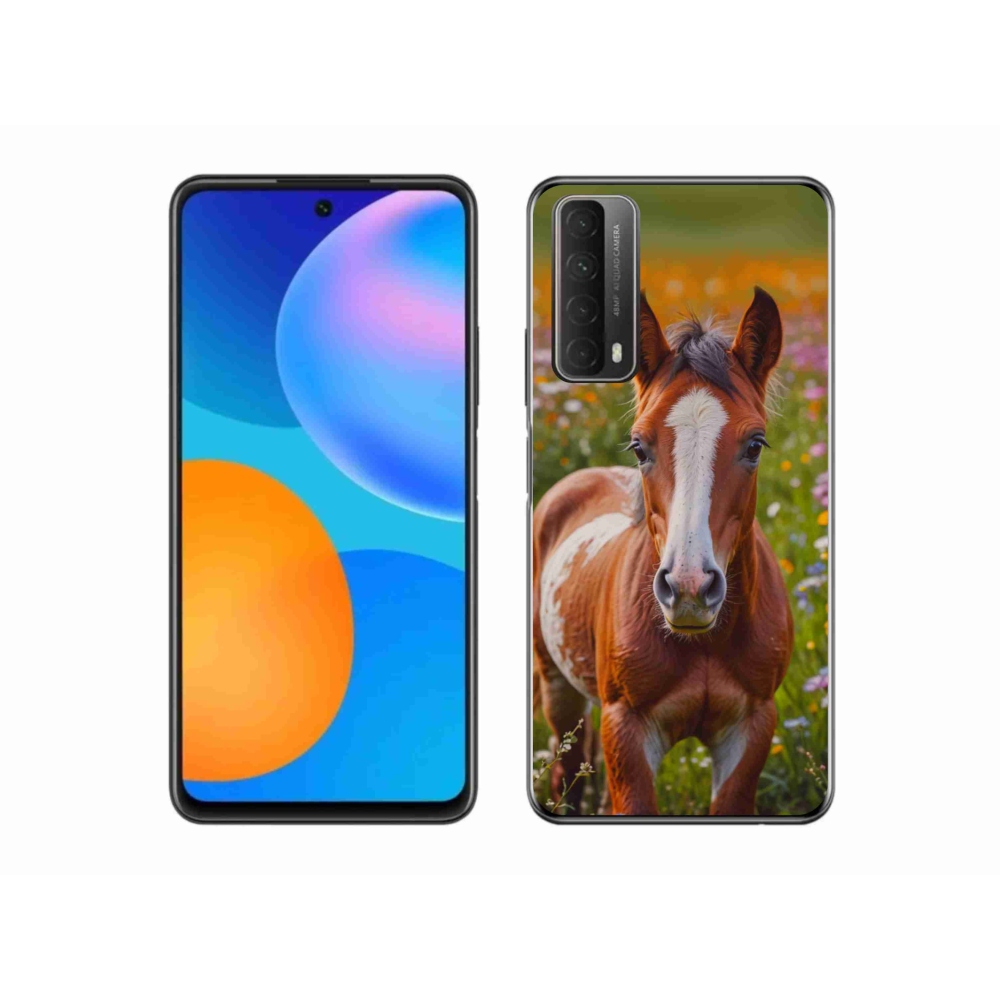 Gelový kryt mmCase na Huawei P Smart (2021) - roztomilé hříbě
