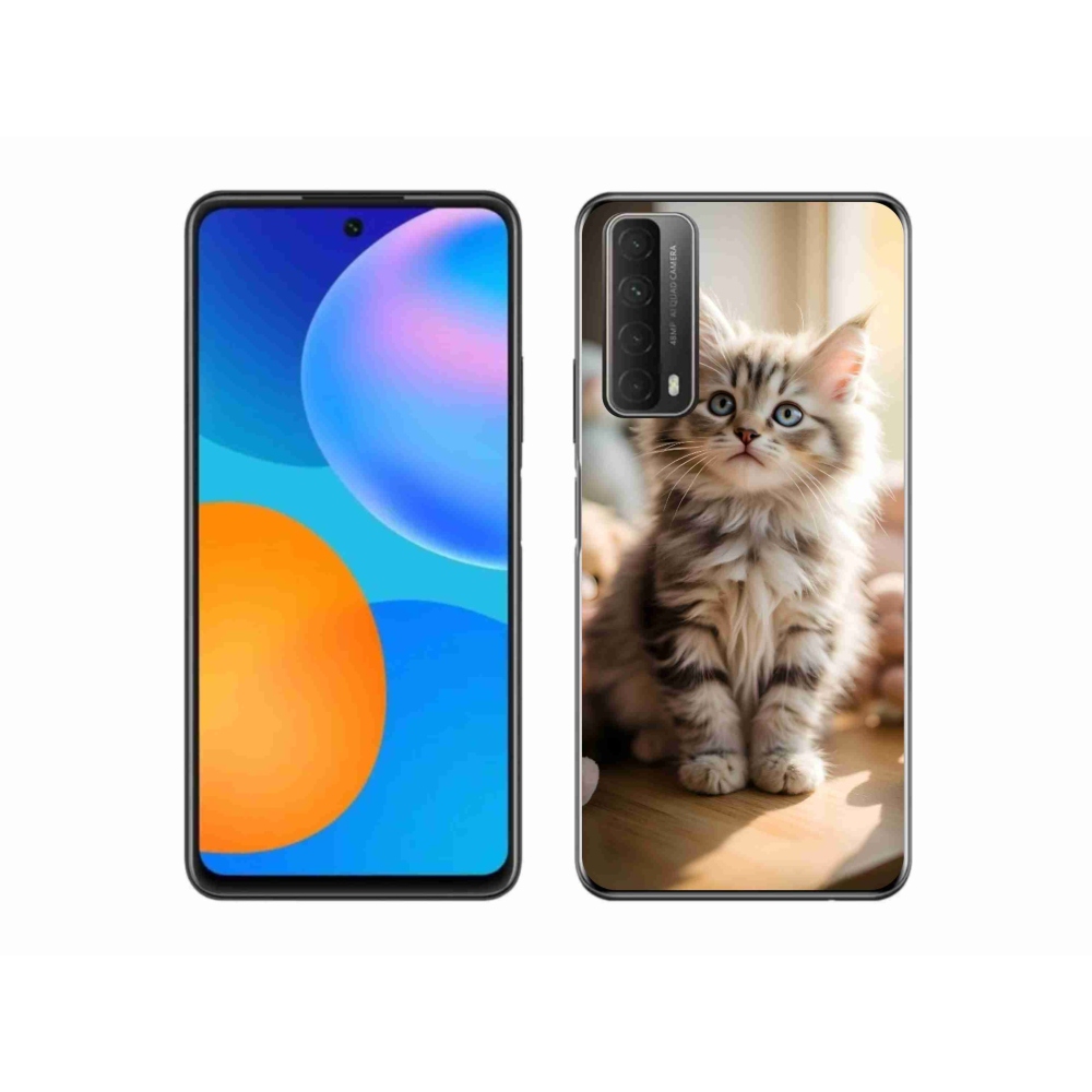 Gelový kryt mmCase na Huawei P Smart (2021) - roztomilé kotě 10