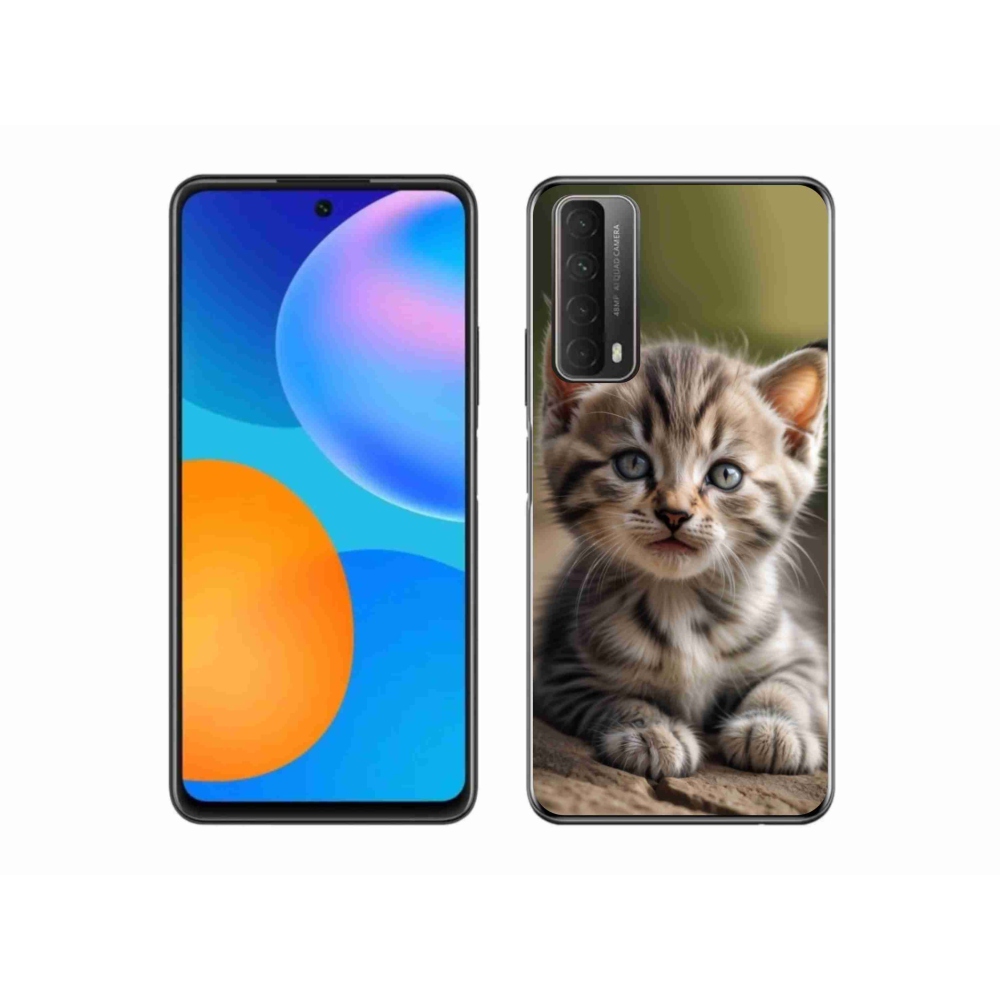 Gelový kryt mmCase na Huawei P Smart (2021) - roztomilé kotě 9