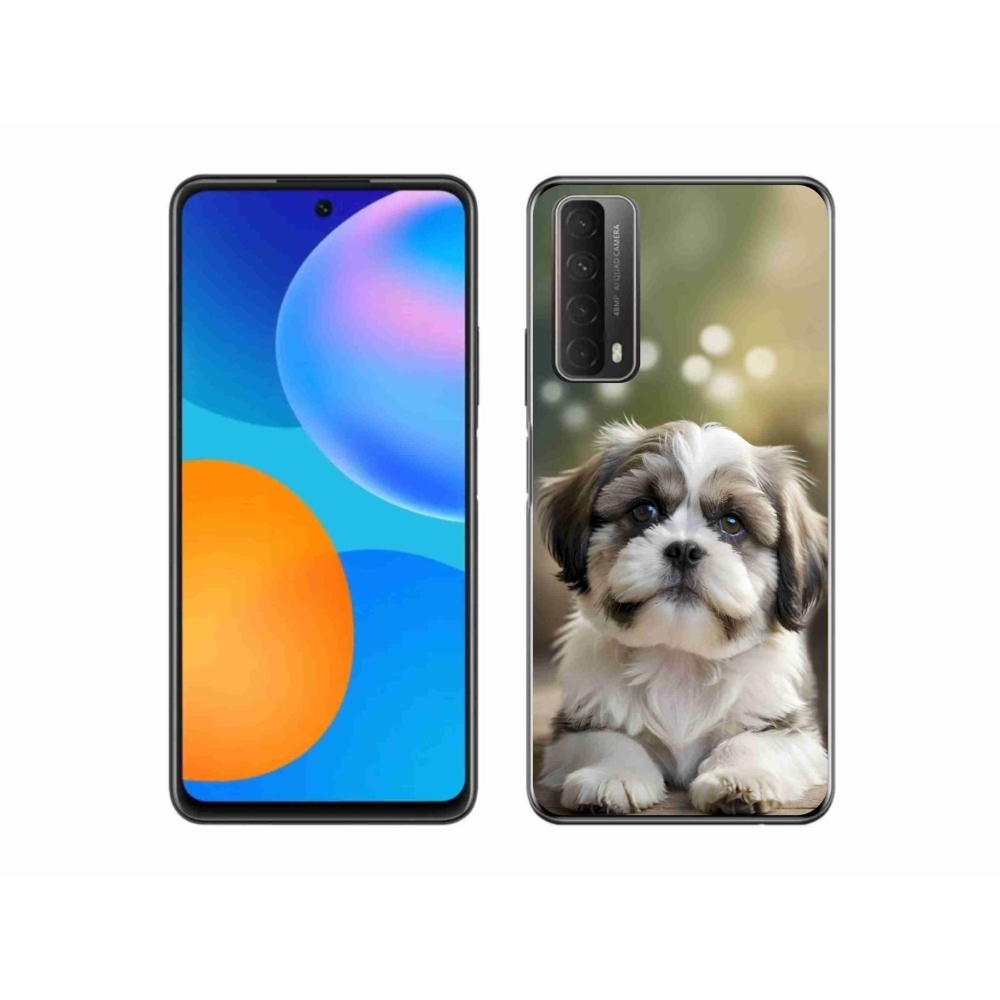 Gelový kryt mmCase na Huawei P Smart (2021) - roztomilý shih-tzu