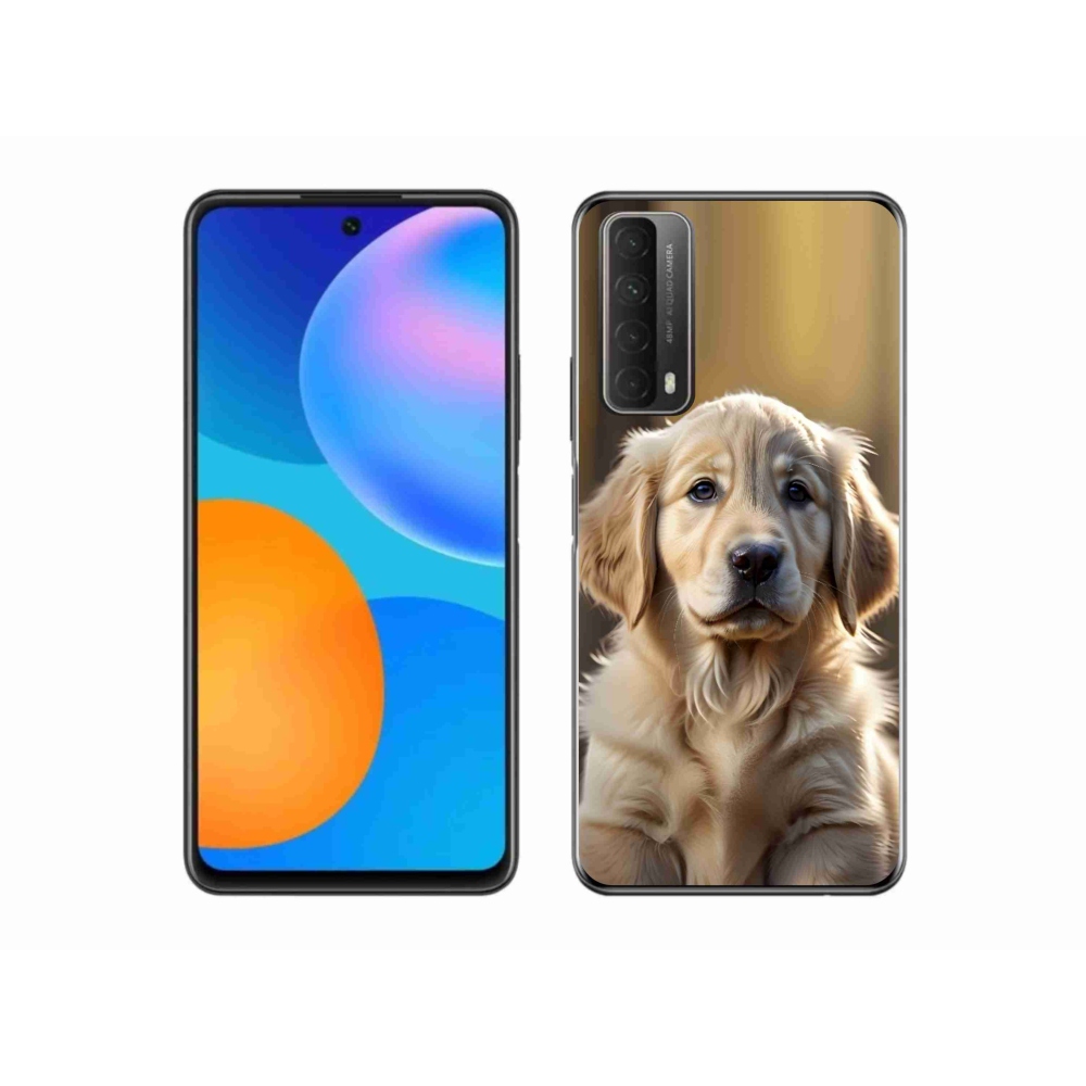 Gelový kryt mmCase na Huawei P Smart (2021) - roztomilý zlatý retrívr