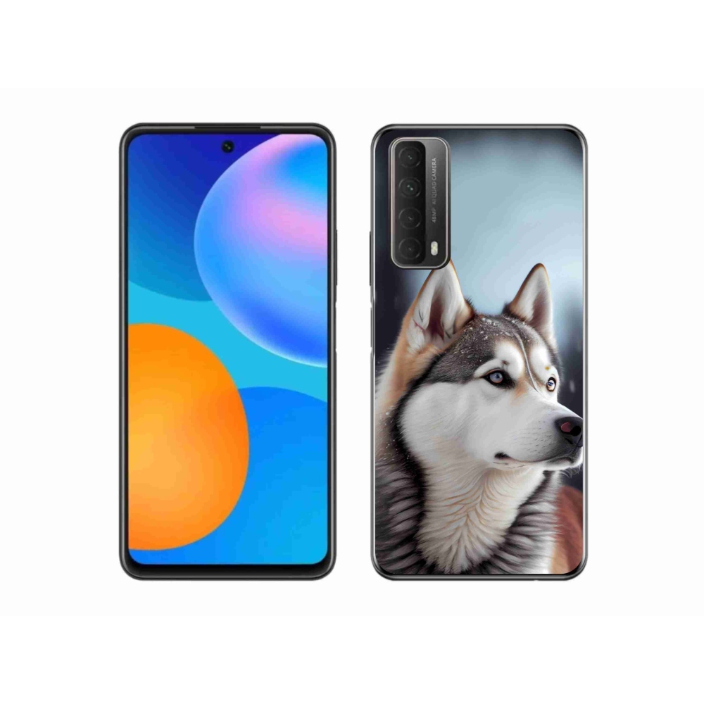 Gelový kryt mmCase na Huawei P Smart (2021) - sibiřský husky