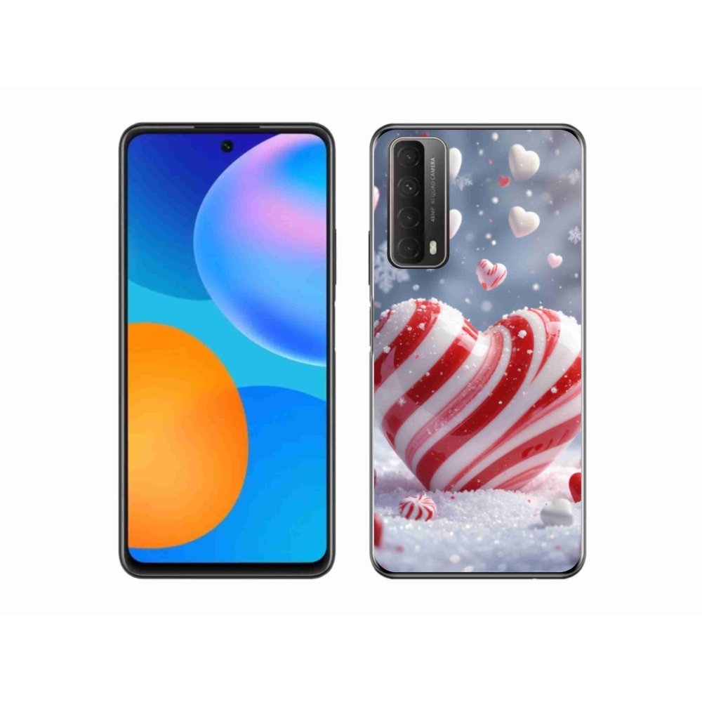 Gelový kryt mmCase na Huawei P Smart (2021) - sladké srdce