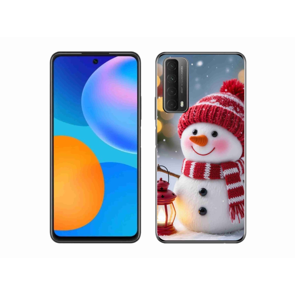 Gelový kryt mmCase na Huawei P Smart (2021) - sněhulák 2