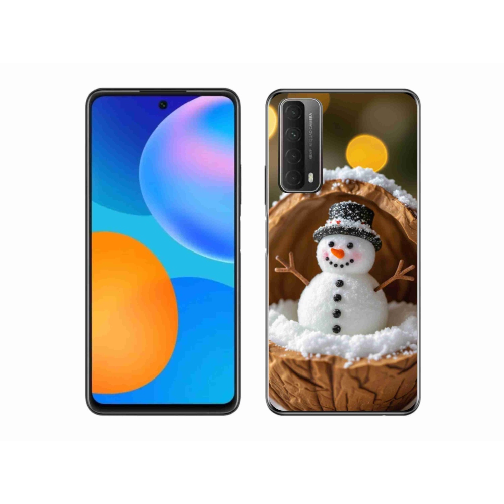 Gelový kryt mmCase na Huawei P Smart (2021) - sněhulák 4