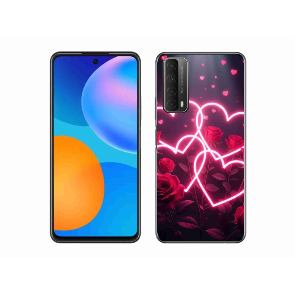 Gelový kryt mmCase na Huawei P Smart (2021) - srdce lásky