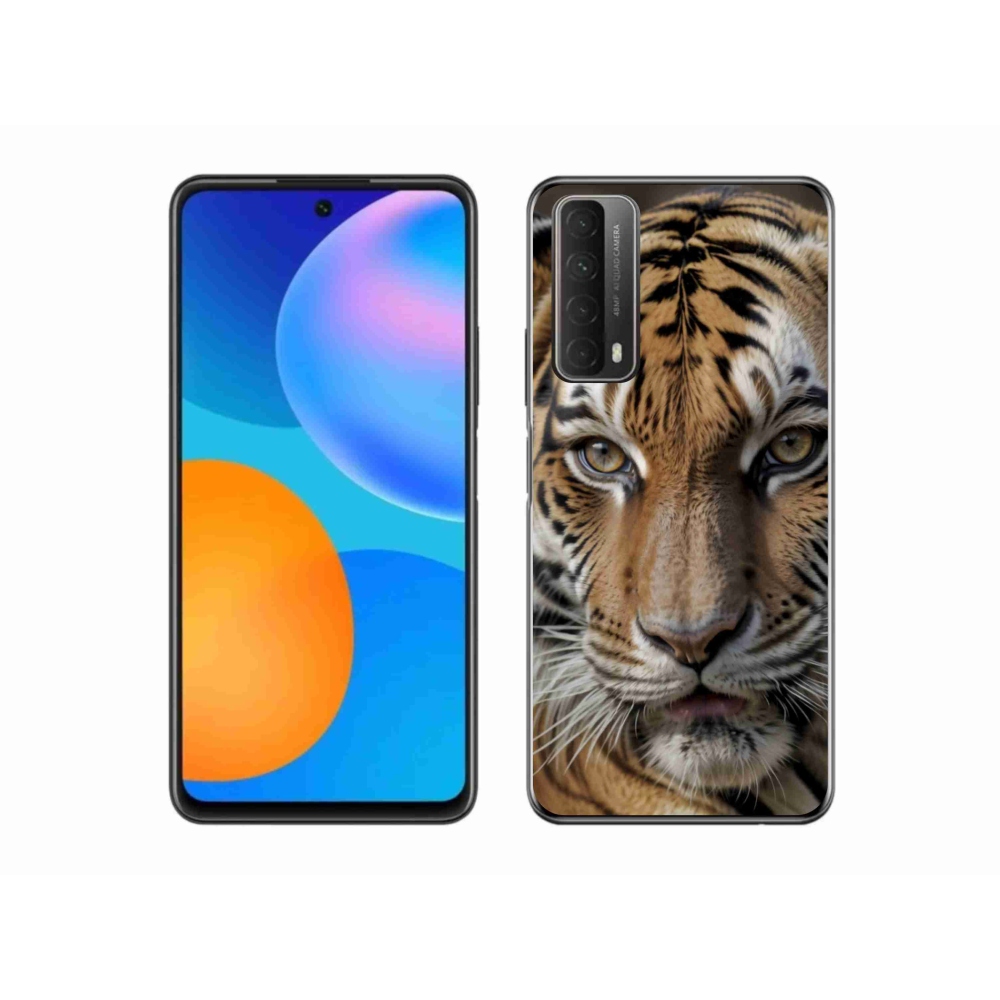 Gelový kryt mmCase na Huawei P Smart (2021) - tygří pohled