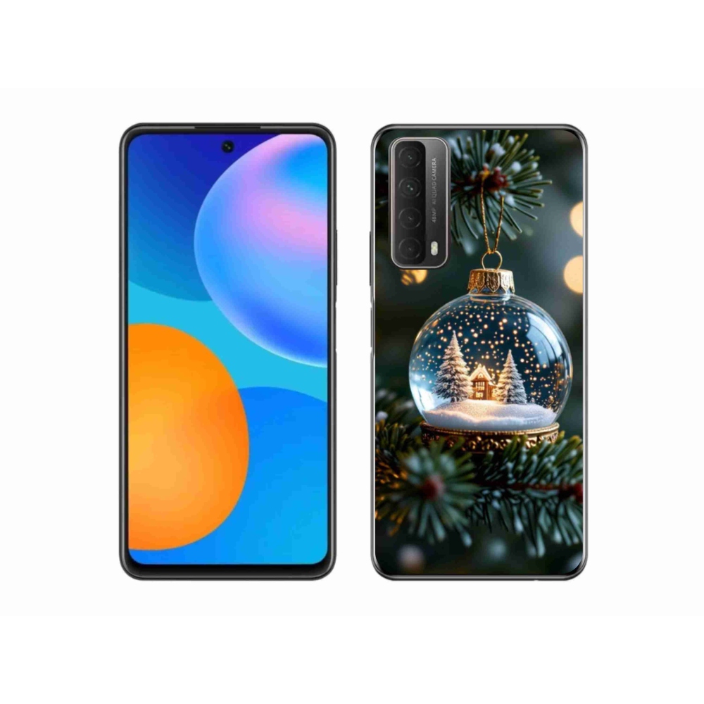 Gelový kryt mmCase na Huawei P Smart (2021) - vánoční koule 2