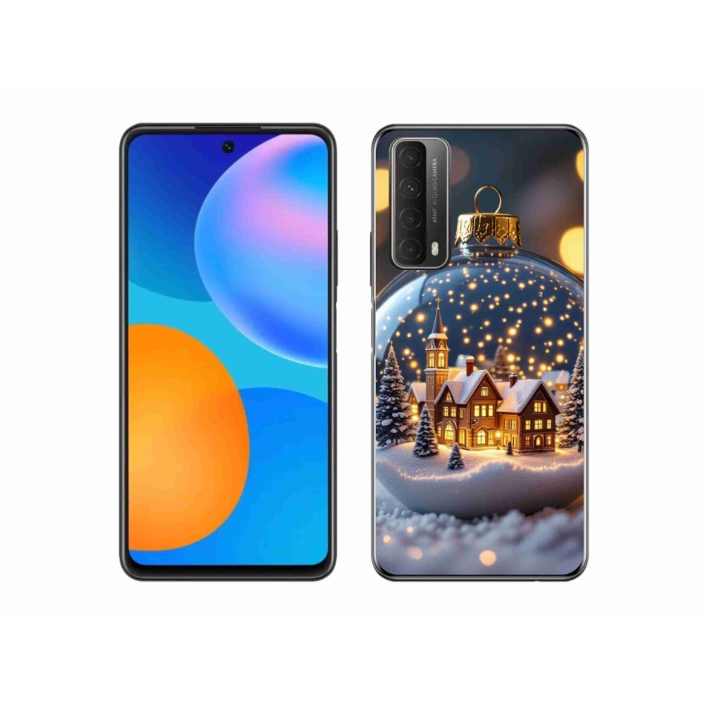 Gelový kryt mmCase na Huawei P Smart (2021) - vánoční koule 4