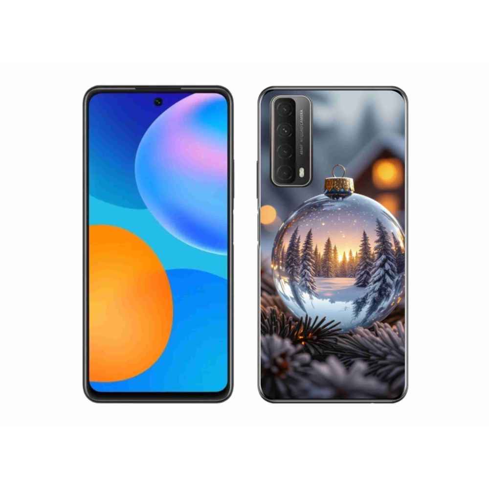 Gelový kryt mmCase na Huawei P Smart (2021) - vánoční ozdoba