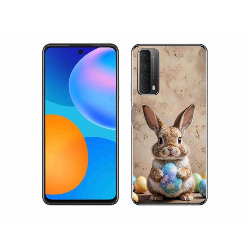 Gelový kryt mmCase na Huawei P Smart (2021) - velikonoční králíček