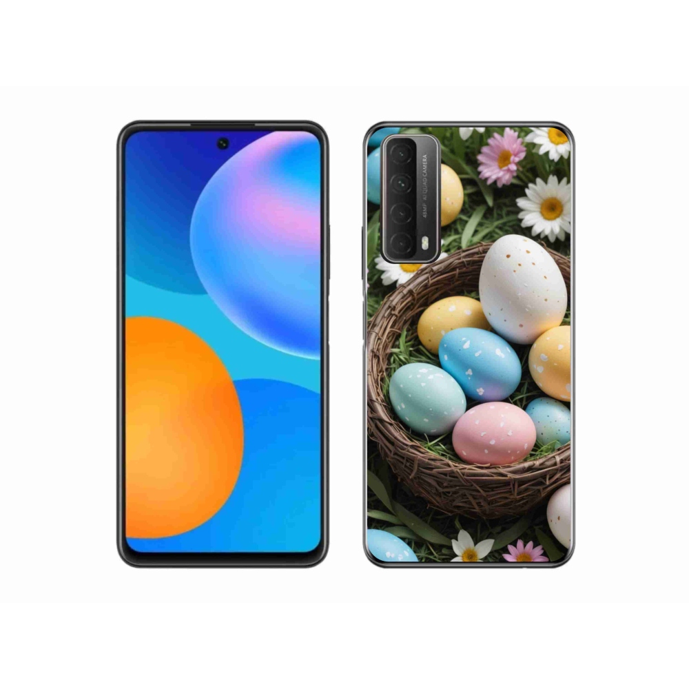 Gelový kryt mmCase na Huawei P Smart (2021) - velikonoční vajíčka 2