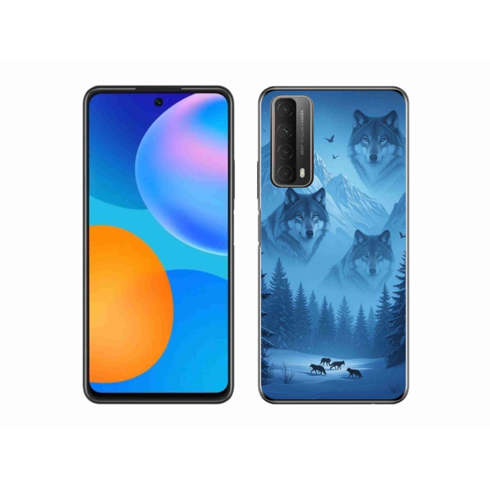 Gelový kryt mmCase na Huawei P Smart (2021) - vlčí smečka