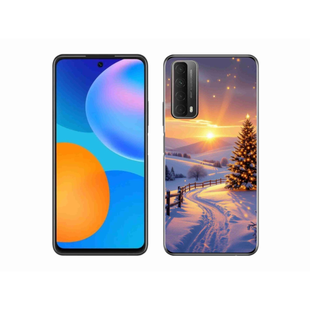 Gelový kryt mmCase na Huawei P Smart (2021) - zimní krajina