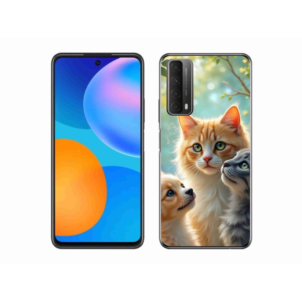 Gelový kryt mmCase na Huawei P Smart (2021) - zvířecí přátelství 2