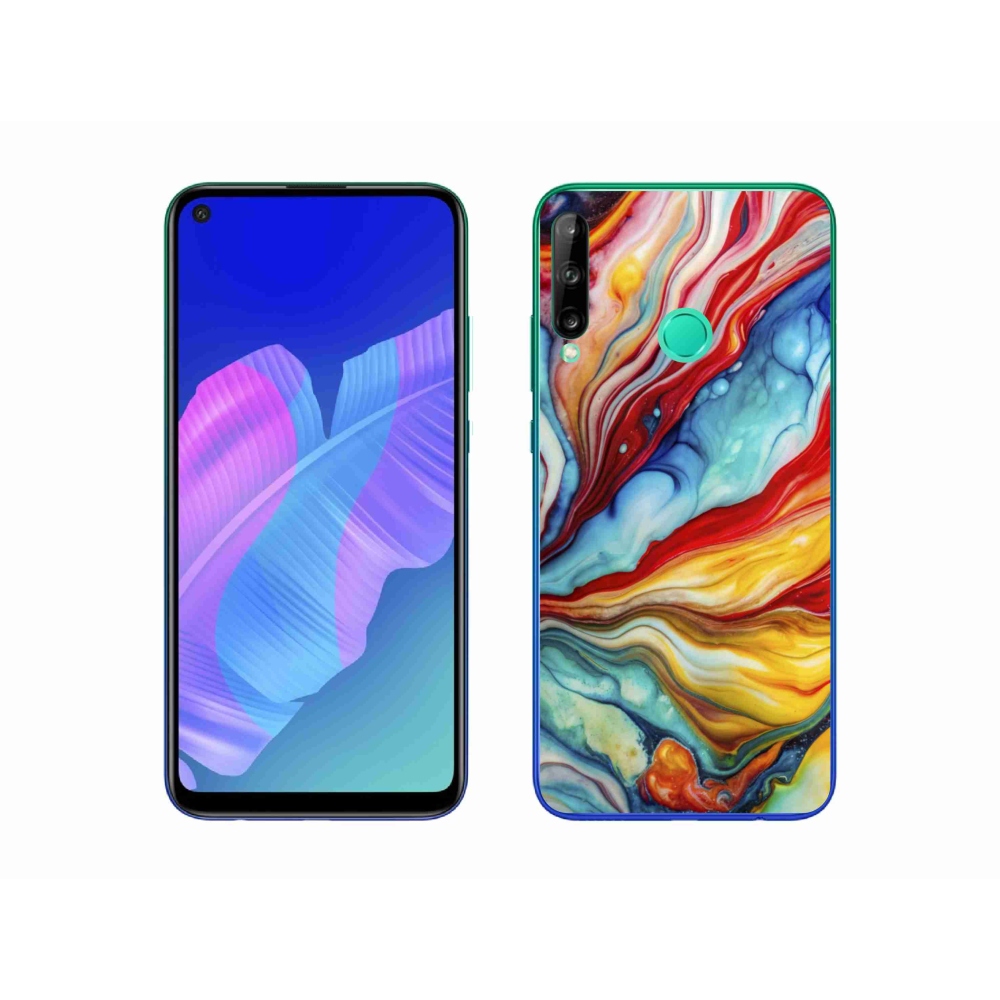Gelový kryt mmCase na Huawei P40 Lite E - abstraktní motiv 58