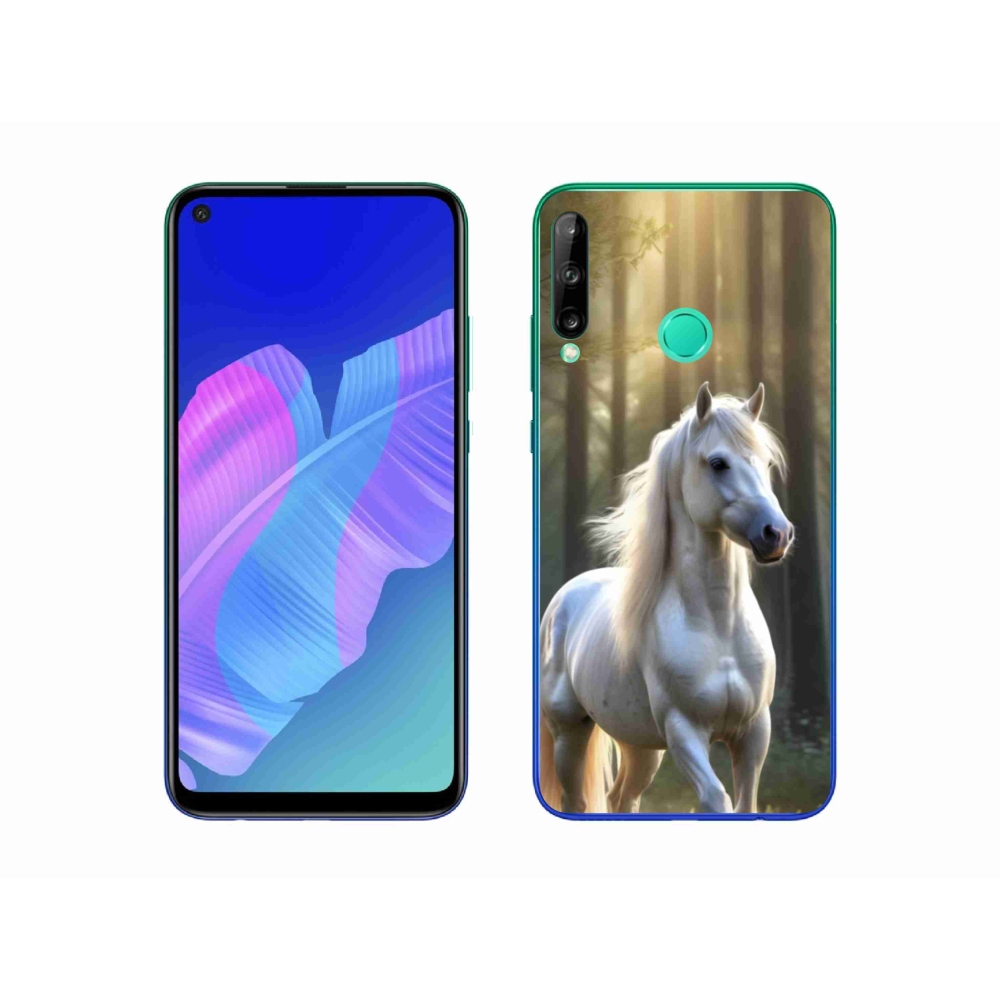 Gelový kryt mmCase na Huawei P40 Lite E - bílý kůň 3
