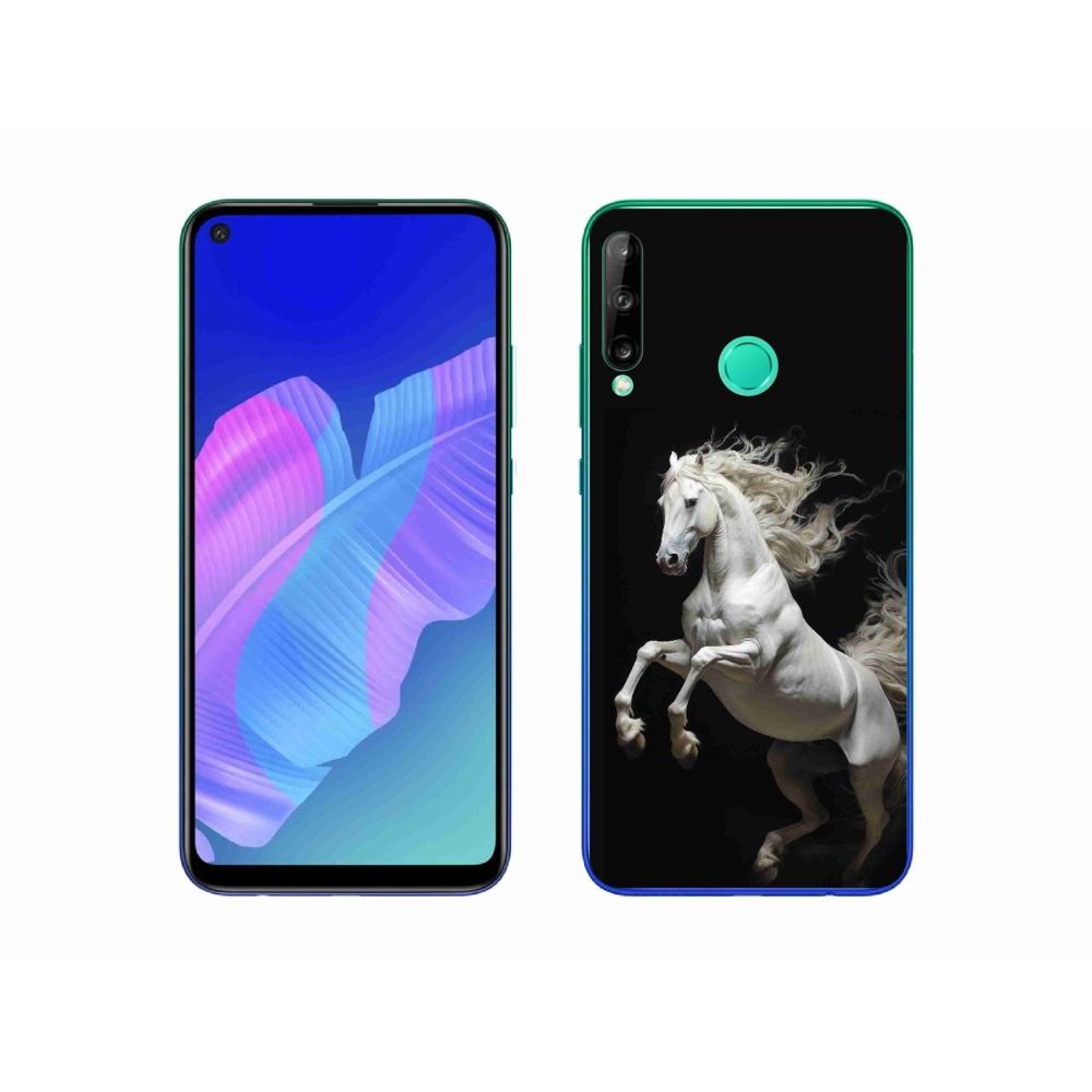 Gelový kryt mmCase na Huawei P40 Lite E - bílý kůň 4
