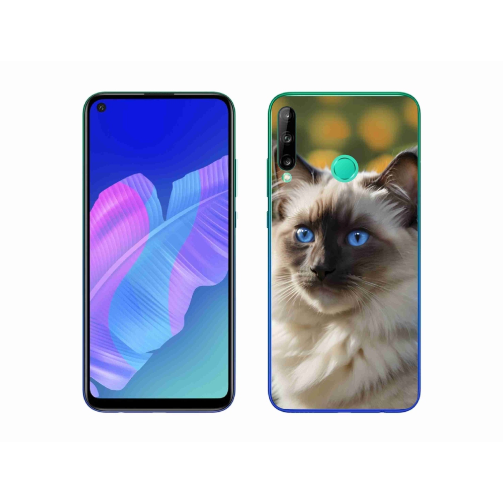 Gelový kryt mmCase na Huawei P40 Lite E - bílý ragdoll