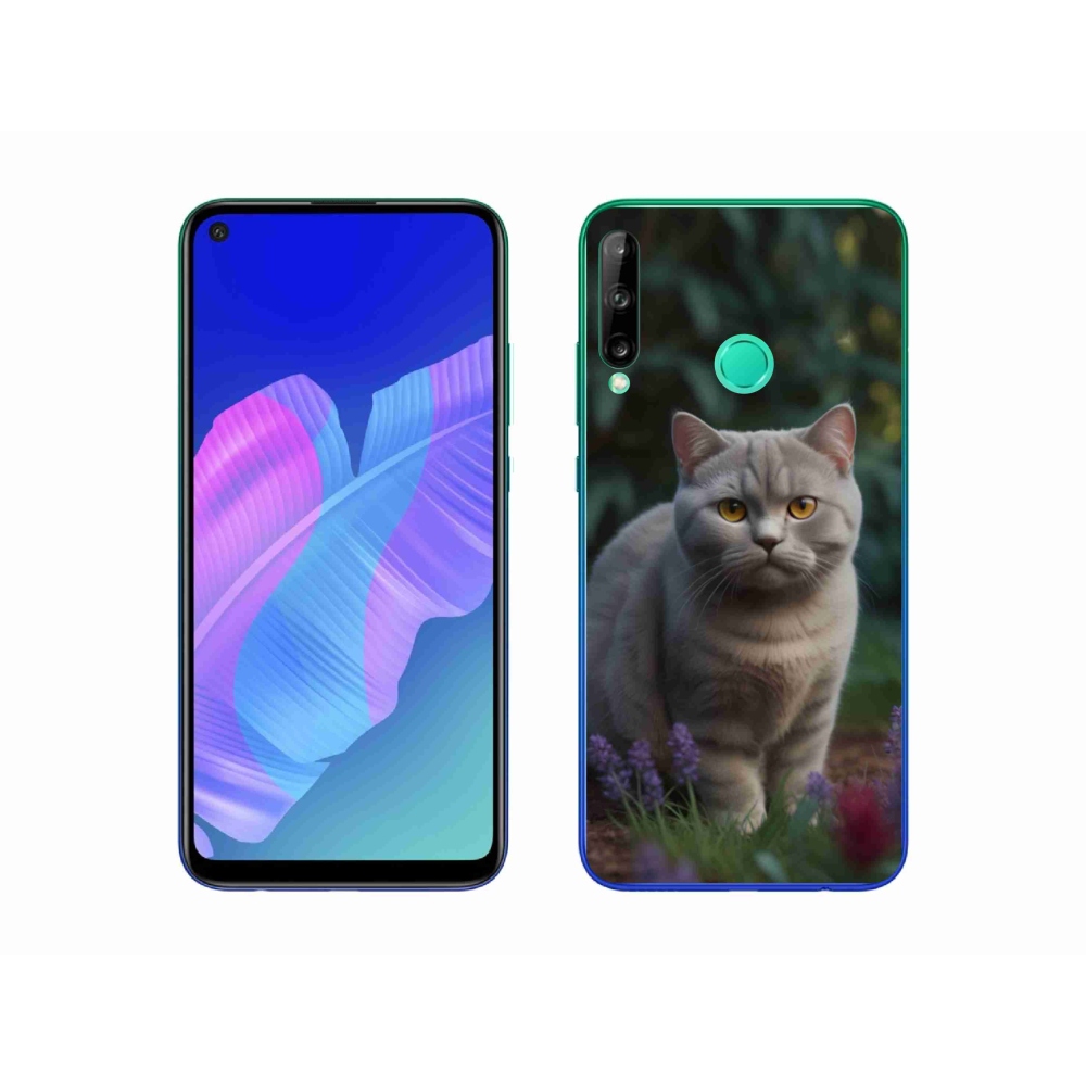 Gelový kryt mmCase na Huawei P40 Lite E - britská kočka