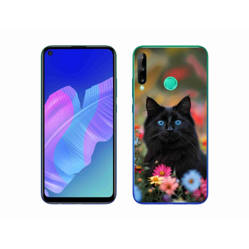 Gelový kryt mmCase na Huawei P40 Lite E - černé kotě 4