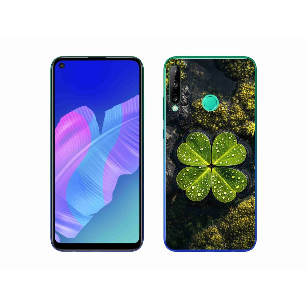 Gelový kryt mmCase na Huawei P40 Lite E - čtyřlístek