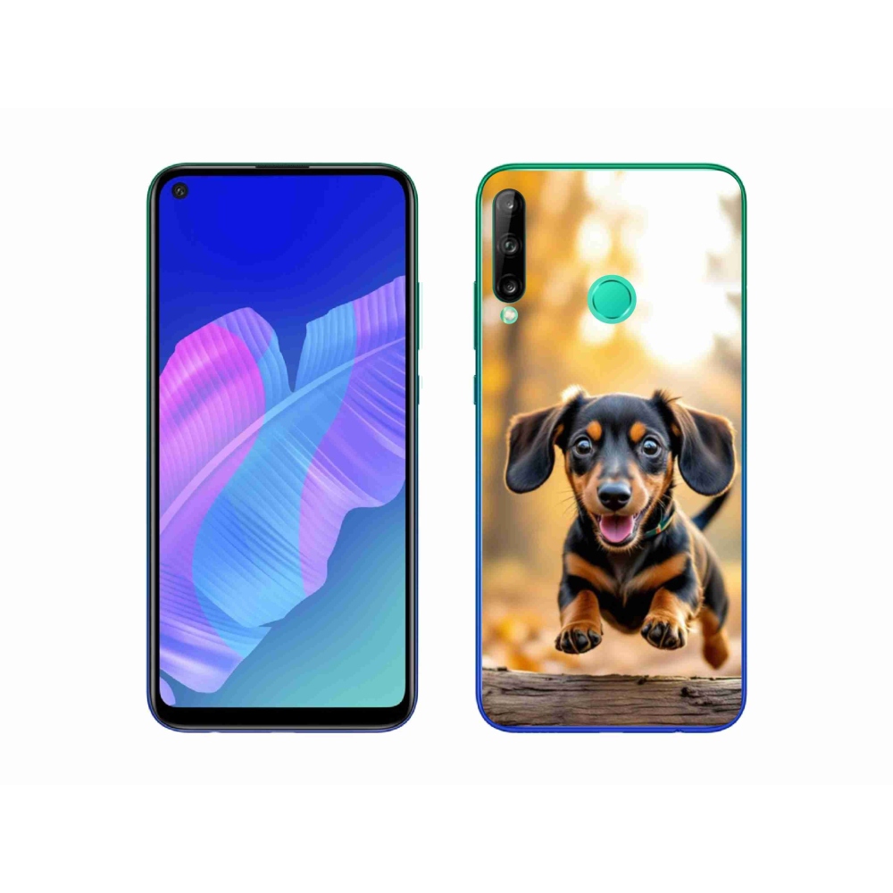 Gelový kryt mmCase na Huawei P40 Lite E - jezevčík 2