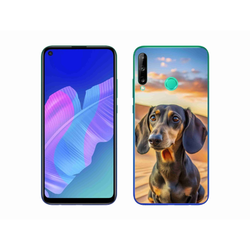 Gelový kryt mmCase na Huawei P40 Lite E - jezevčík 3 