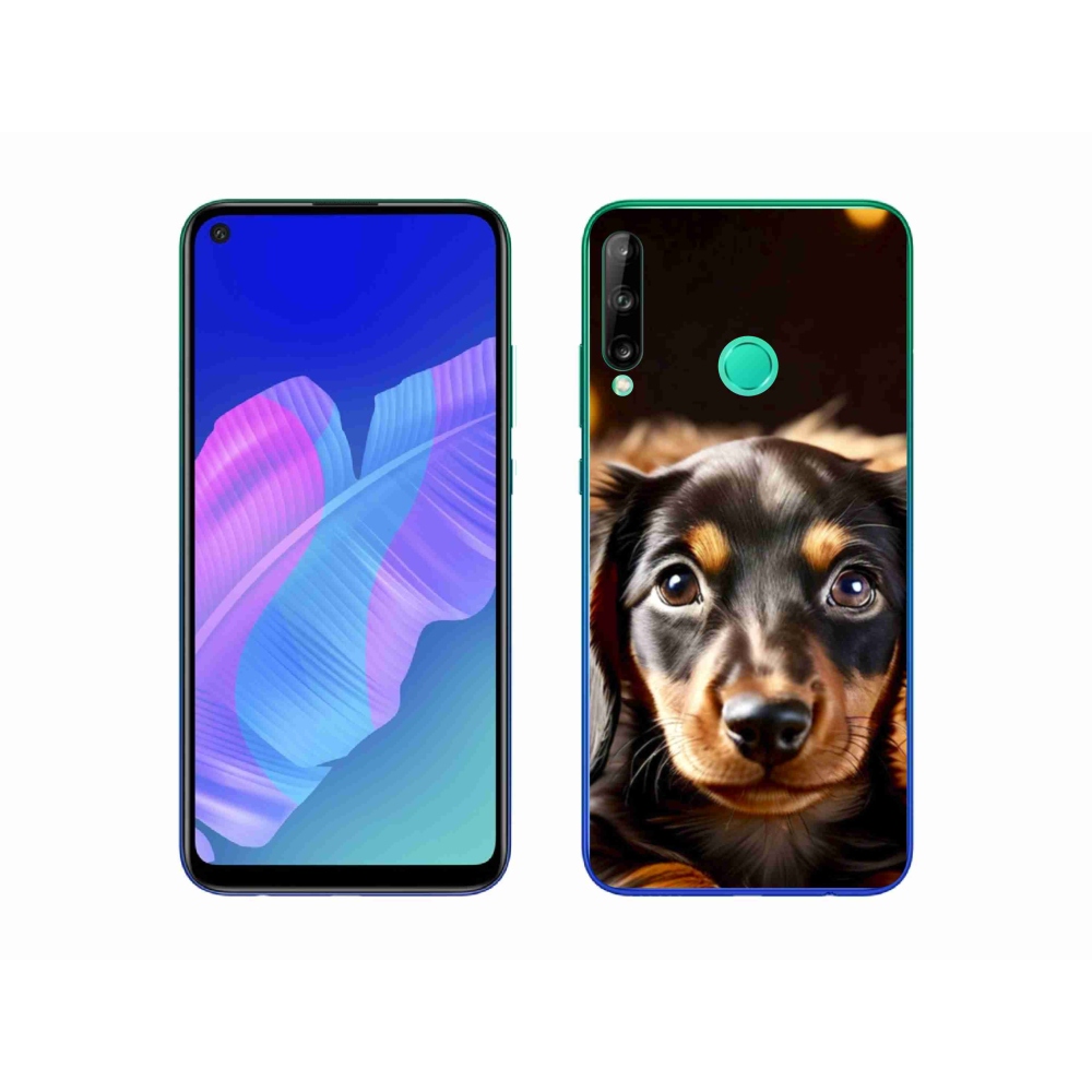 Gelový kryt mmCase na Huawei P40 Lite E - jezevčík