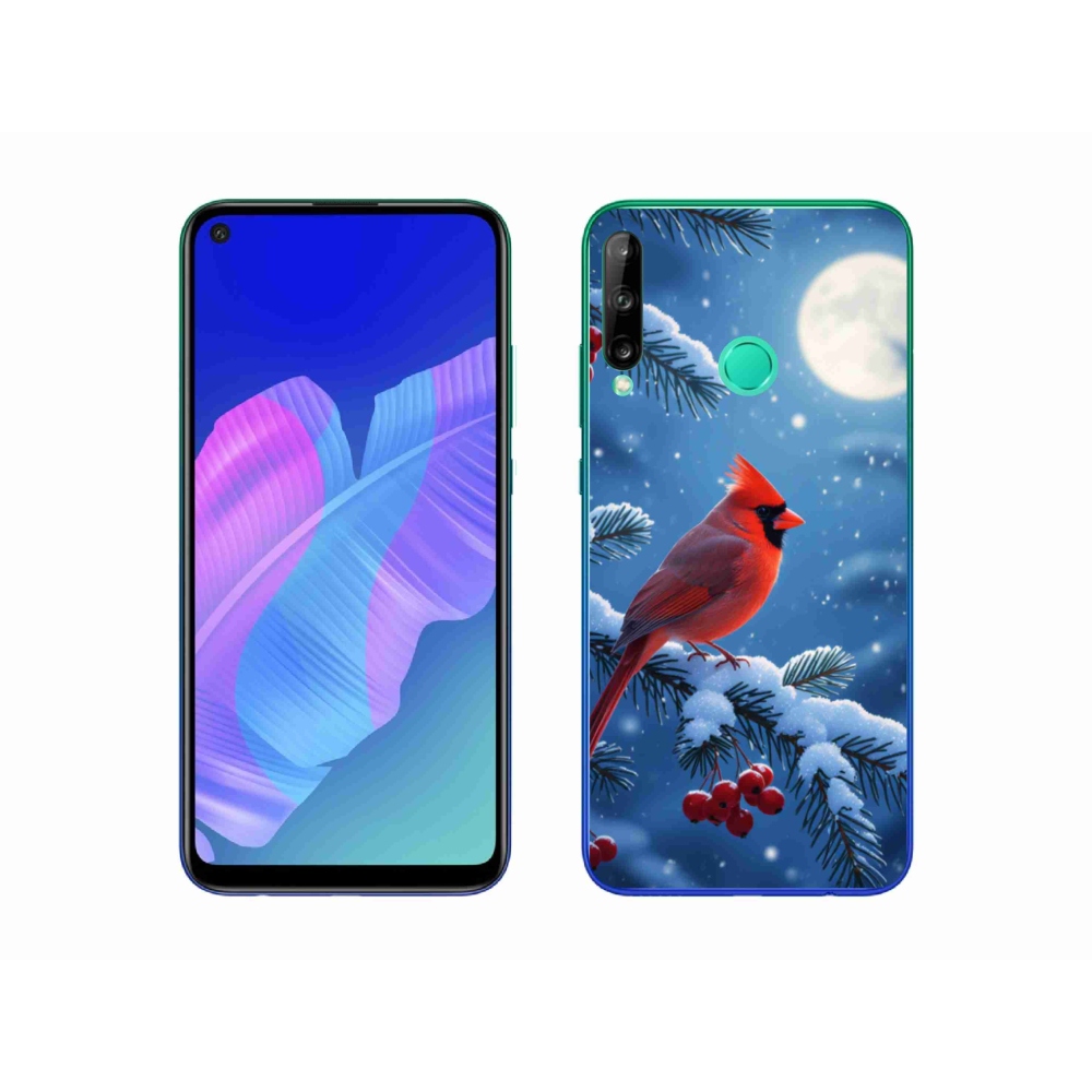 Gelový kryt mmCase na Huawei P40 Lite E - kardinál červený