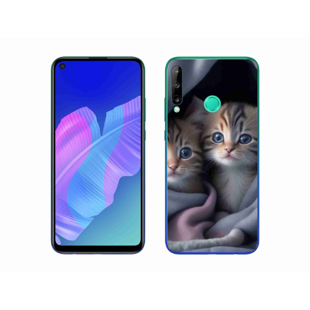 Gelový kryt mmCase na Huawei P40 Lite E - kočičí duo 2