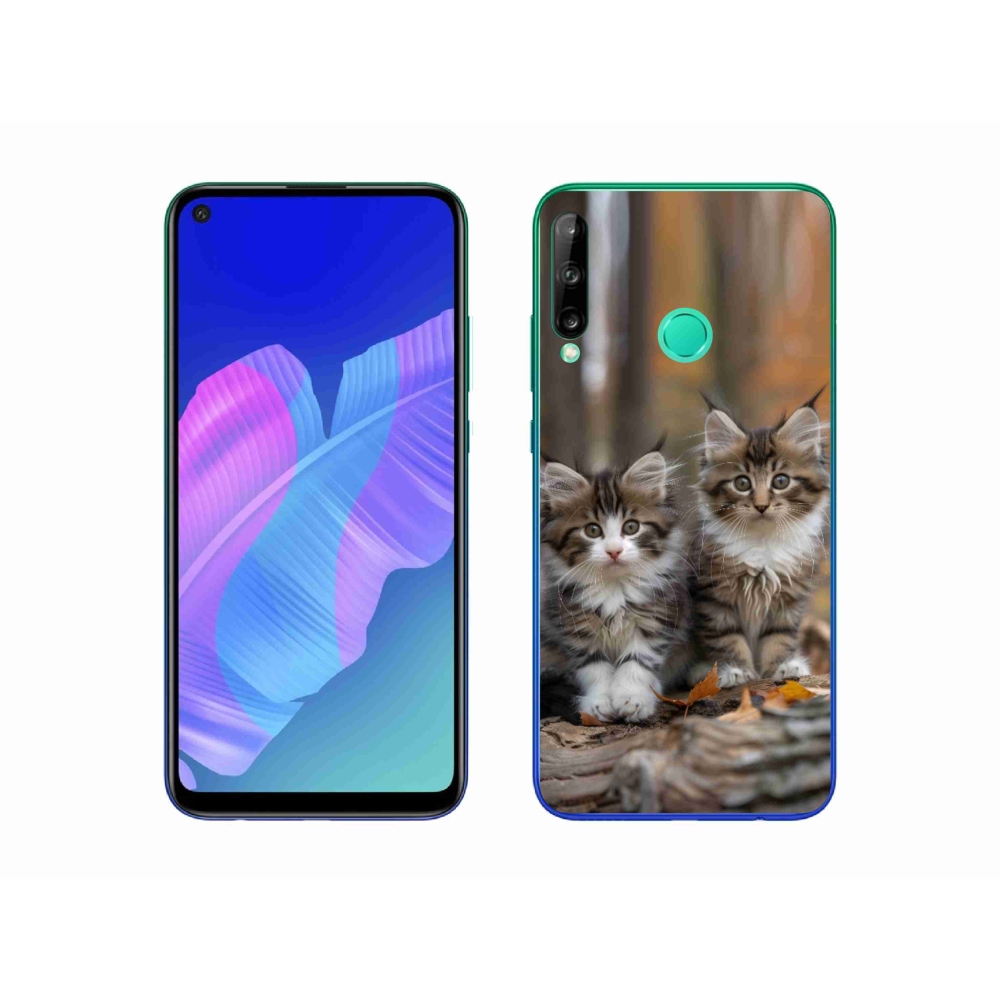 Gelový kryt mmCase na Huawei P40 Lite E - kočičí duo 3