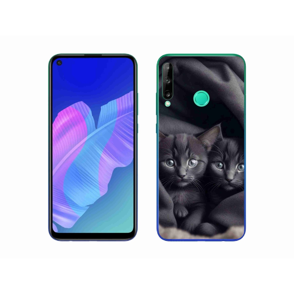 Gelový kryt mmCase na Huawei P40 Lite E - kočičí duo