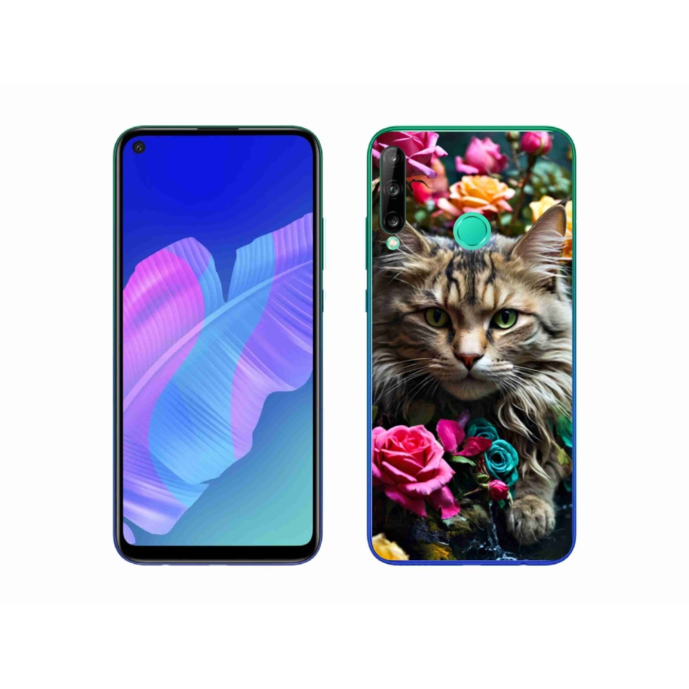 Gelový kryt mmCase na Huawei P40 Lite E - kočíčí pohled 2