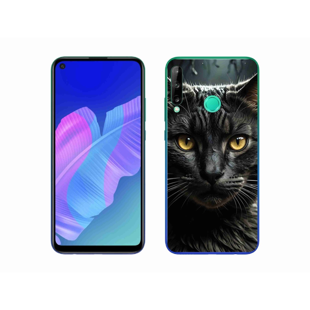 Gelový kryt mmCase na Huawei P40 Lite E - kočičí pohled 3