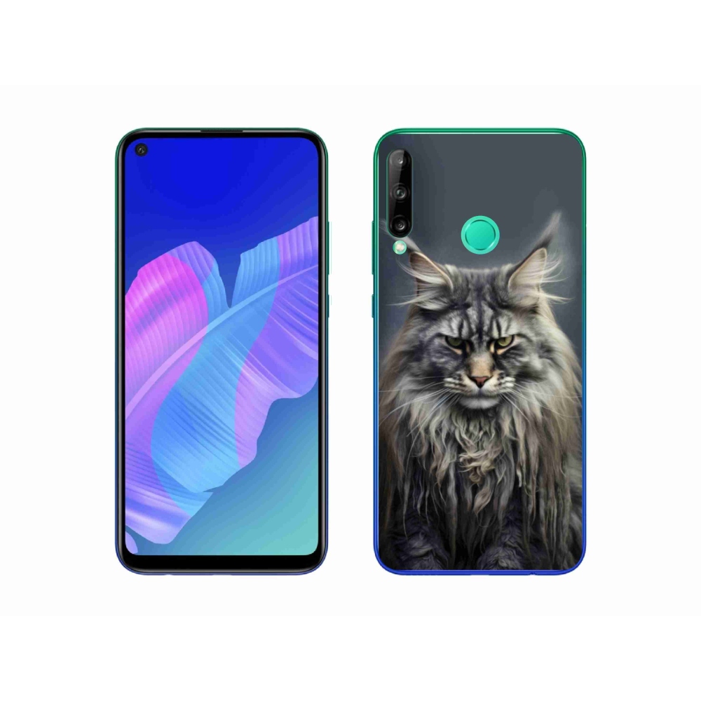 Gelový kryt mmCase na Huawei P40 Lite E - kočíčí pohled 4