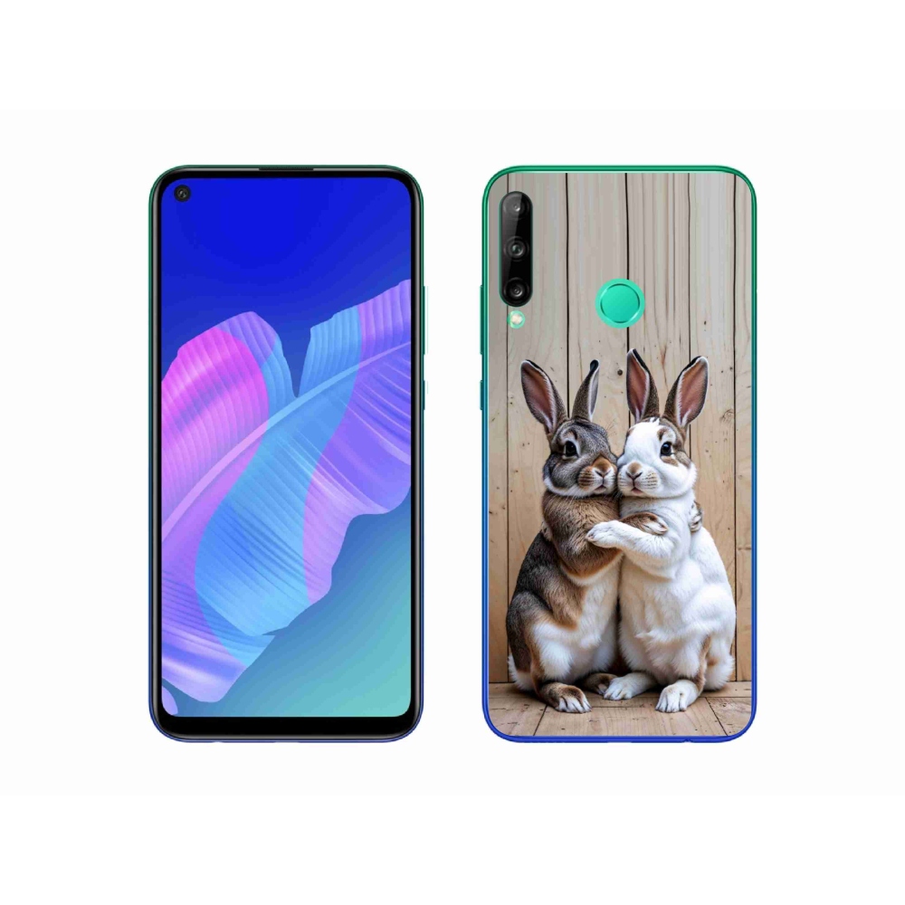 Gelový kryt mmCase na Huawei P40 Lite E - králičí pár