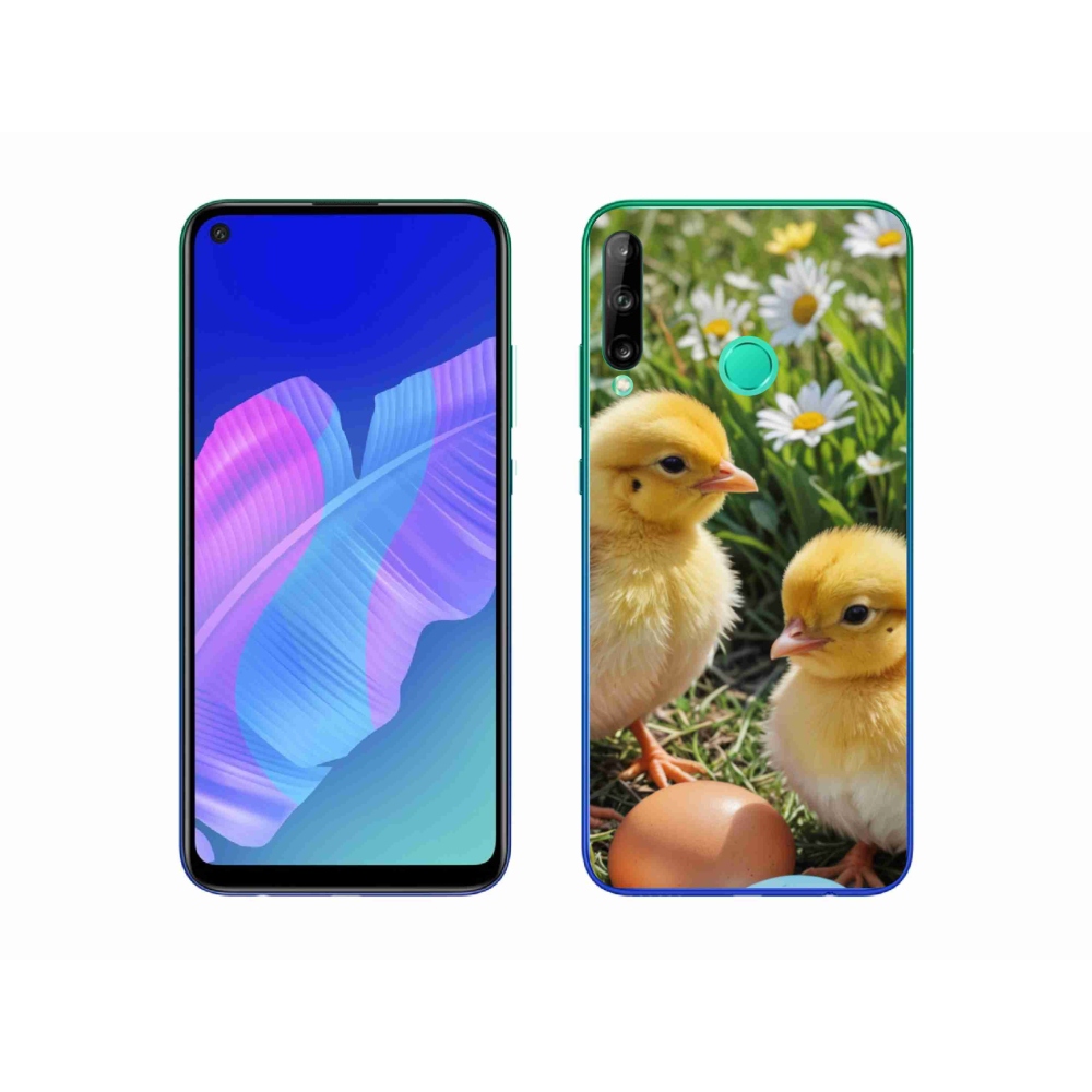 Gelový kryt mmCase na Huawei P40 Lite E - kuřátka