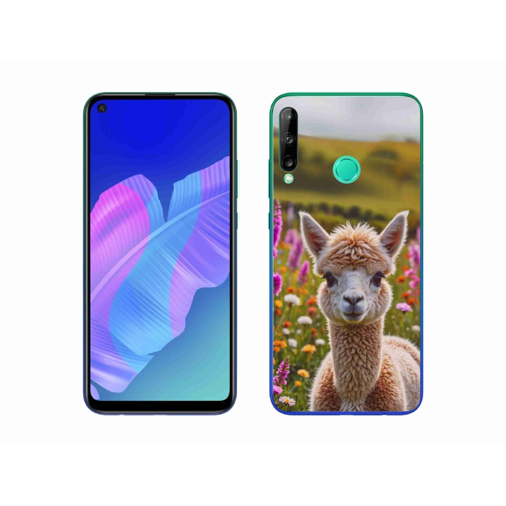 Gelový kryt mmCase na Huawei P40 Lite E - lama na louce